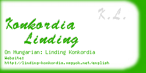 konkordia linding business card